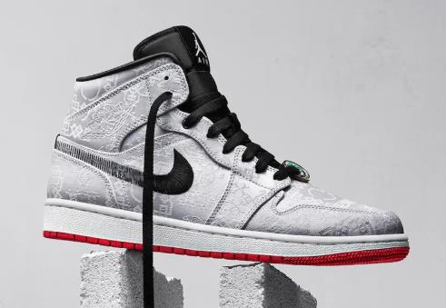 CLOT x Air Jordan 1 Mid ＂ Fearless ＂ AJ1乔1